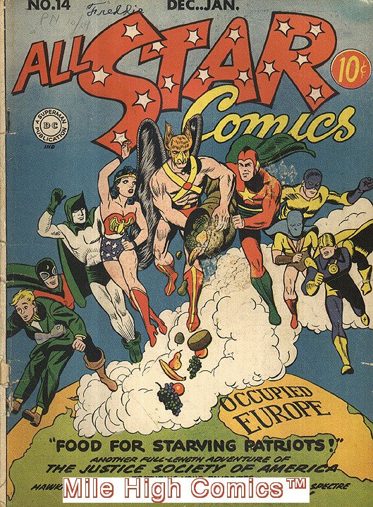 ALL-STAR COMICS  (1940 Series)  (DC) #14 Good Comics Book