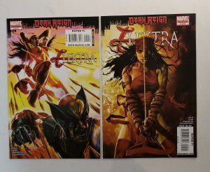 ELEKTRA DARK REIGN #1-5 COMPLETE SET MARVEL COMICS 2009 NM