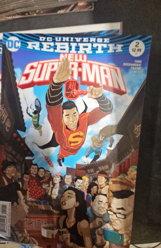 New Super-Man #2 Variant Cover (2016)