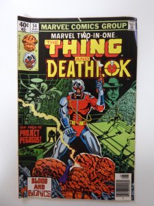 Marvel Two-in-One #54 (1979) FN- condition