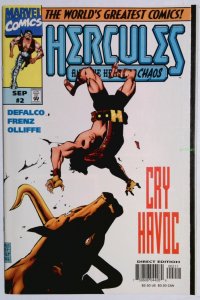 Hercules: Heart of Chaos #2 (Sep 1997, Marvel) VF/NM