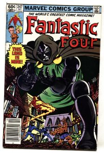 Fantastic Four #247 marvel comic book DR. DOOM issue NEWSSTAND