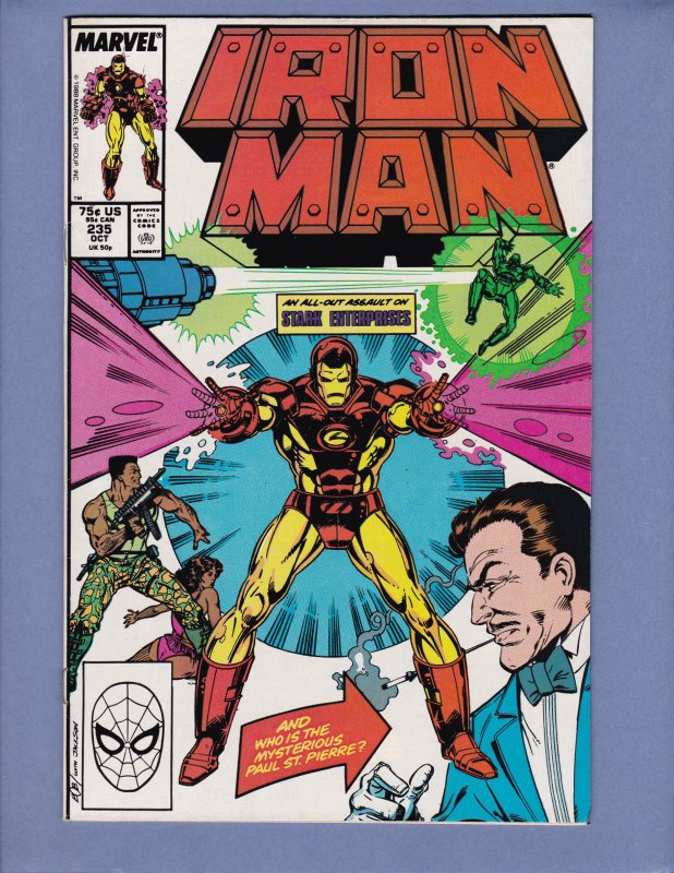 Iron Man #235 NM- Grey Gargoyle Marvel 1988
