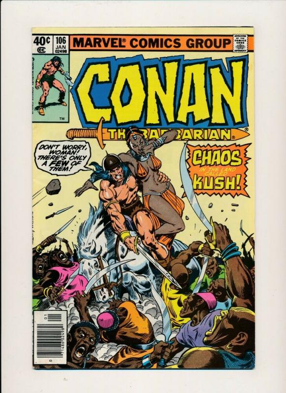 Marvel LOT OF 10-CONAN THE BARBARIAN #2, 91-95,104-107 G/VG (PJ117)