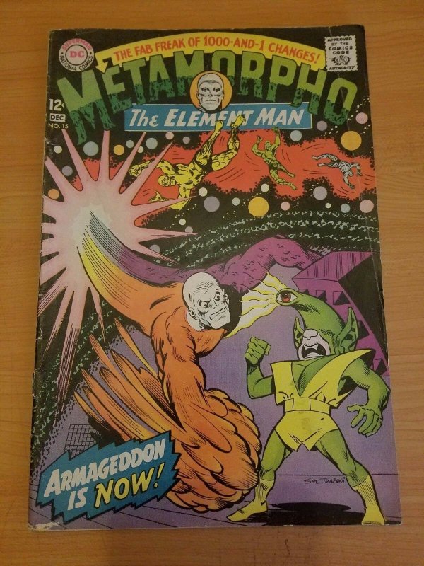 Metamorpho #15 ~ FINE FN ~ (1967, DC Comics)
