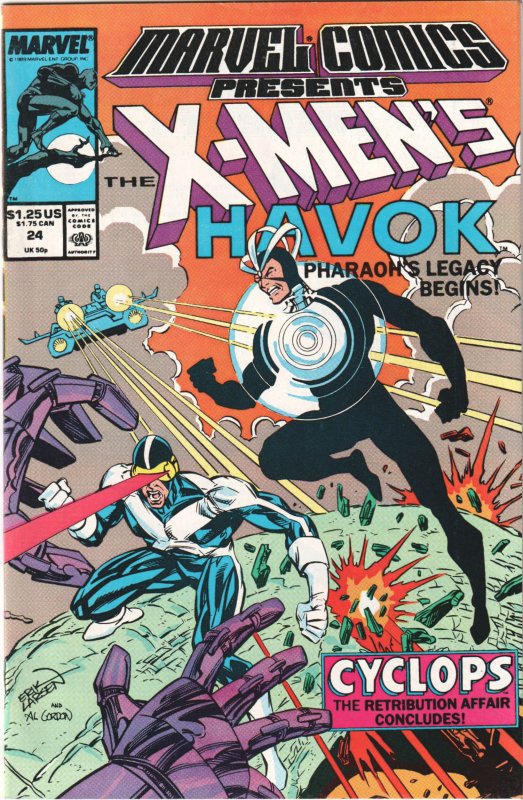 Marvel Comics Presents #17, 18, 19, 20, 21, 22, 23, 24 (1989) Cyclops story