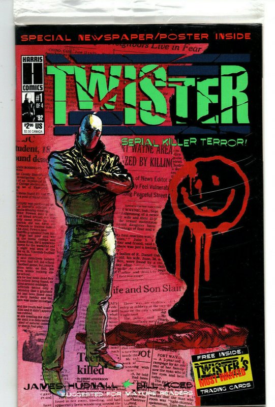 Twister Serial Killer Terror #1 - Polybag Sealed - Harris - NM 