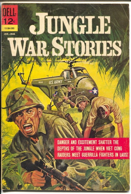 Jungle War Stories #2 1963-Dell-Vietnam War-Viet Cong-VG+