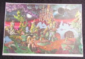 1979 WARRIORS Of The SHADOW REALM by John Buscema Pacific 16x11 Print G/VG 3.0