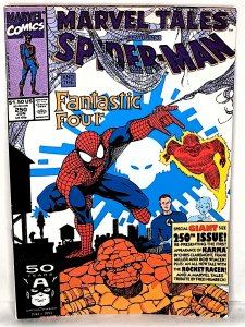 Marvel Tales #250 Direct Edition (1991) Spider-Man Fantastic Four VF    EB1109