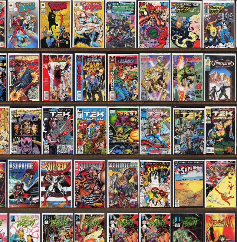 Huge Lot 160+ Comics with Star Trek, Tekworld, Supreme (1993) & More!