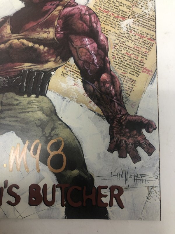Oink Heaven’s Butcher # 2 (1996) Variant • Kitchen Sink • Signed By John Mueller