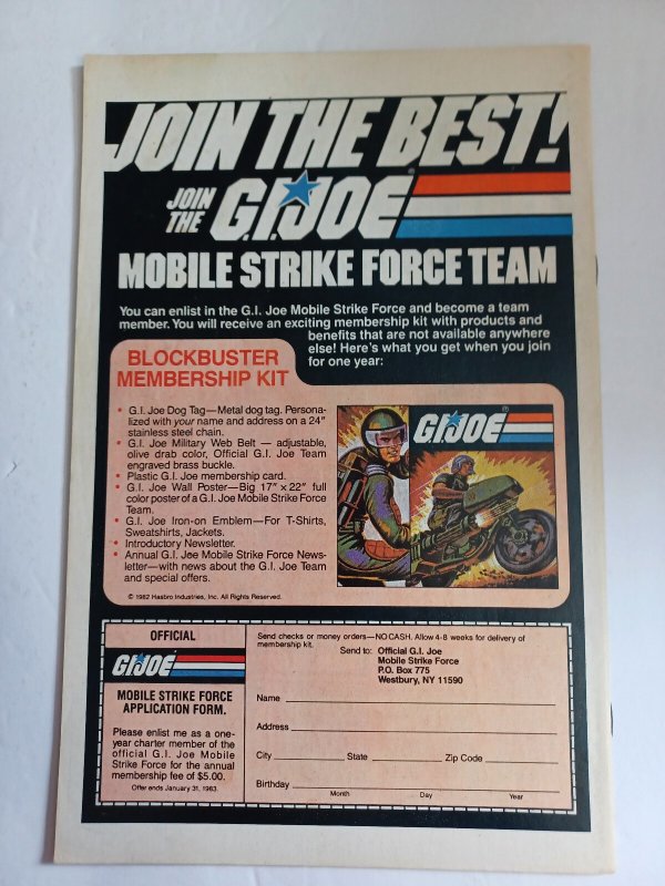 G.I. Joe A Real American Hero #2 newsstand - 1982 - FN
