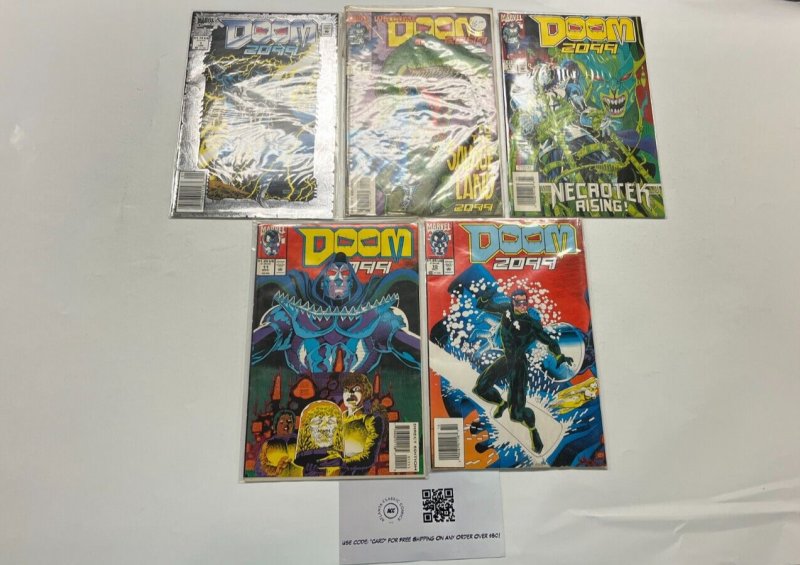 5 Doom 2099 Marvel Comics Books #1 10 11 13 19 27 LP3