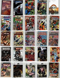 Lot of 25 Comics (See Description) Ultimate X, Thor, New Mutants, The Outside...