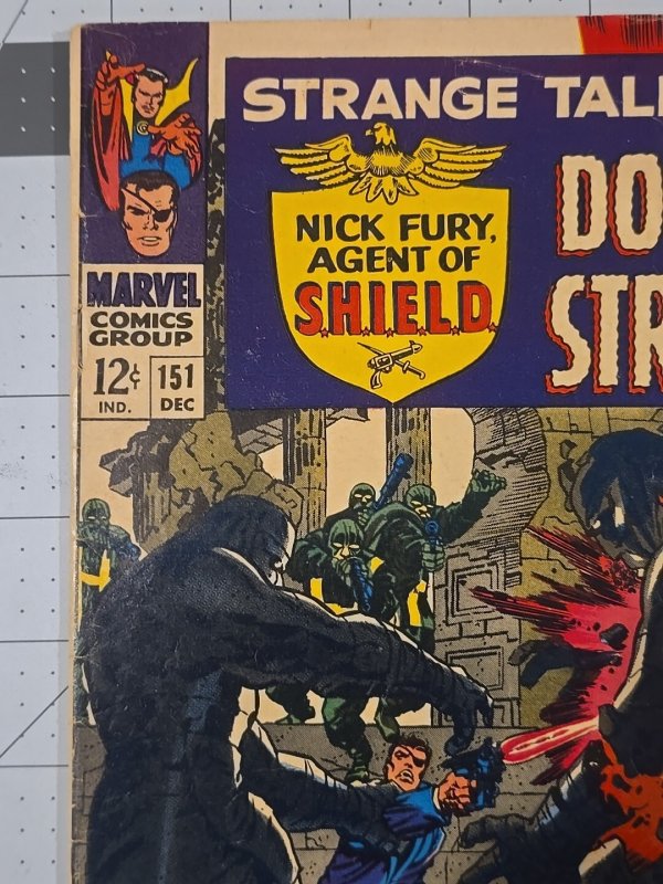 Strange Tales #151 ?-1st published artwork by Jim Steranko for Marvel Dec-1966