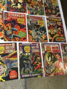 Strange Tales 136 137 138 139 140 141 142 143 144 146 147 148 149 150 151-153 Vg