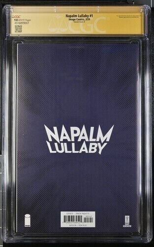 Napalm Lullaby (2024) # 1 (CGC 9.8 SS) Signed Yanick Paquette • 1:10 • Census =2