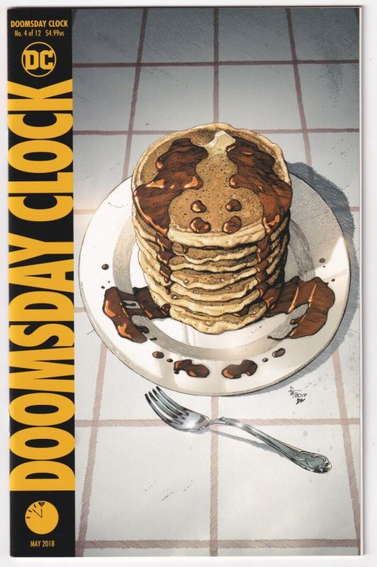 Doomsday Clock #4 A May 2018 DC Rebirth New 52 Watchmen Superman Rorschach