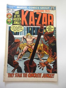 Astonishing Tales #15 (1972) VG- Condition