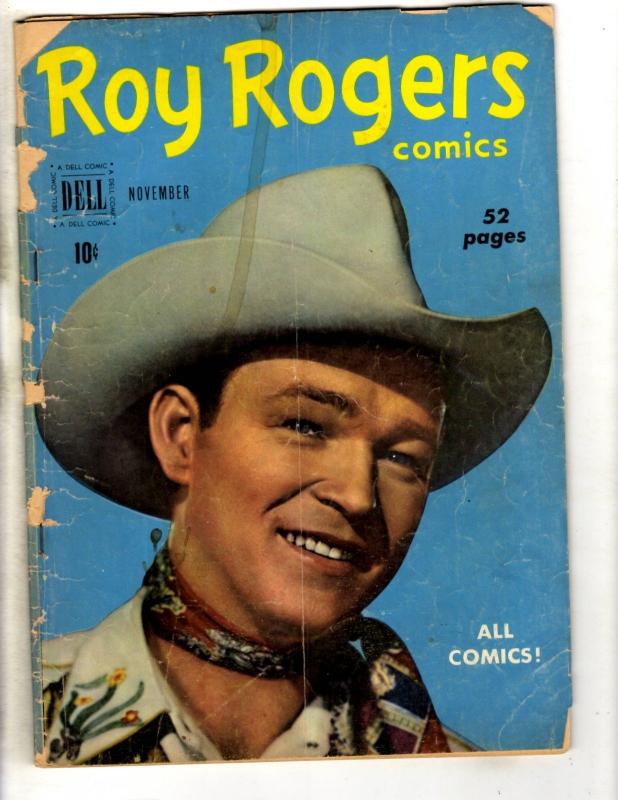 Roy Rogers Comics # 35 GD Dell Golden Age Comic Book Trigger 1950 JL18