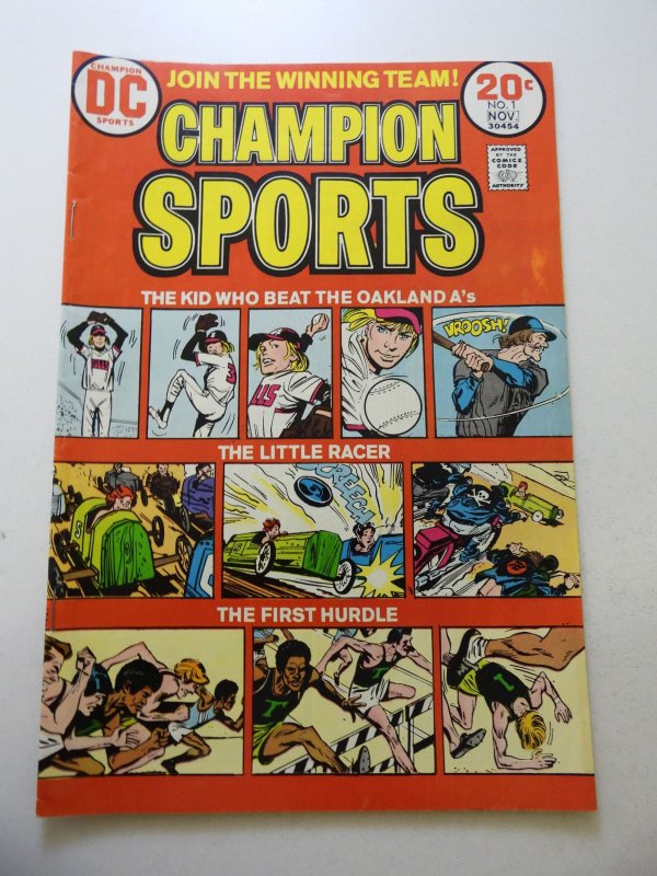 Champion Sports #1 (1973) FN Condition