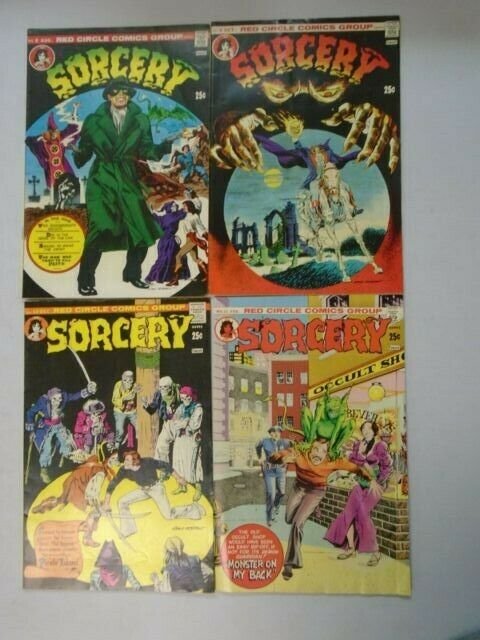 Red Circle Sorcery Comic Lot Run #3-11 9 Different (1973-1975)