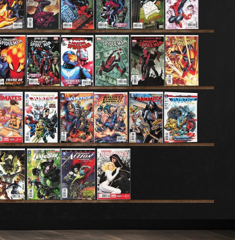 Huge Lot 150+ Comics with The Amazing Spider-Man, Justice League & More!