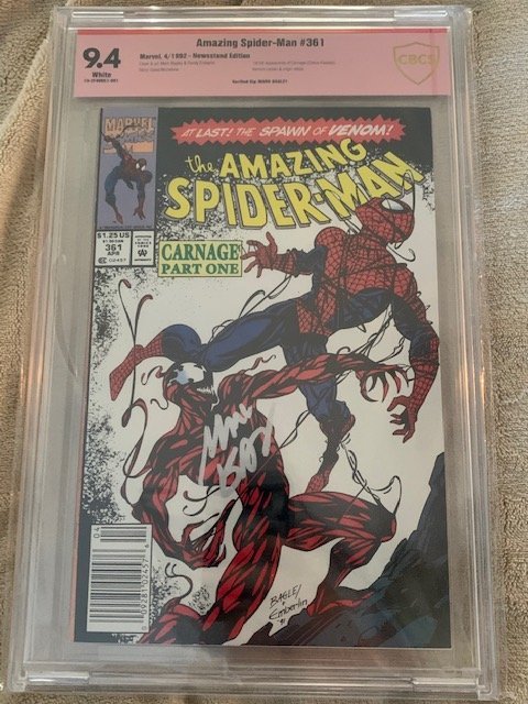 Amazing Spider-man 361 CBCS 9.4 Autographed