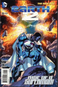 Earth 2 #25 - Val-Zod Black Superman (9.2 OB) 2014 