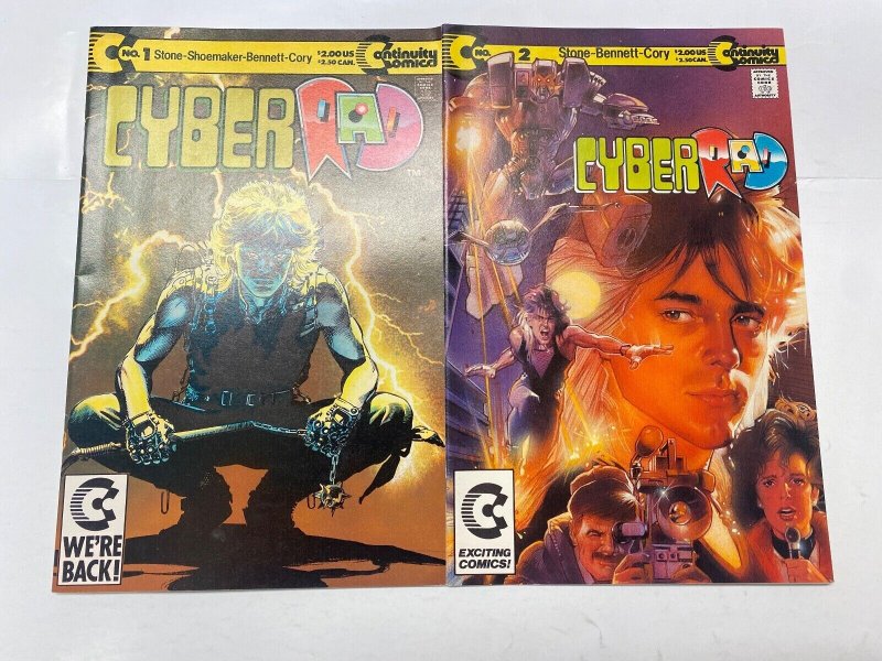 4 CONTINUITY IMAGE comic books Cyberrad #1 2 Cyberforce #1 2 35 KM13