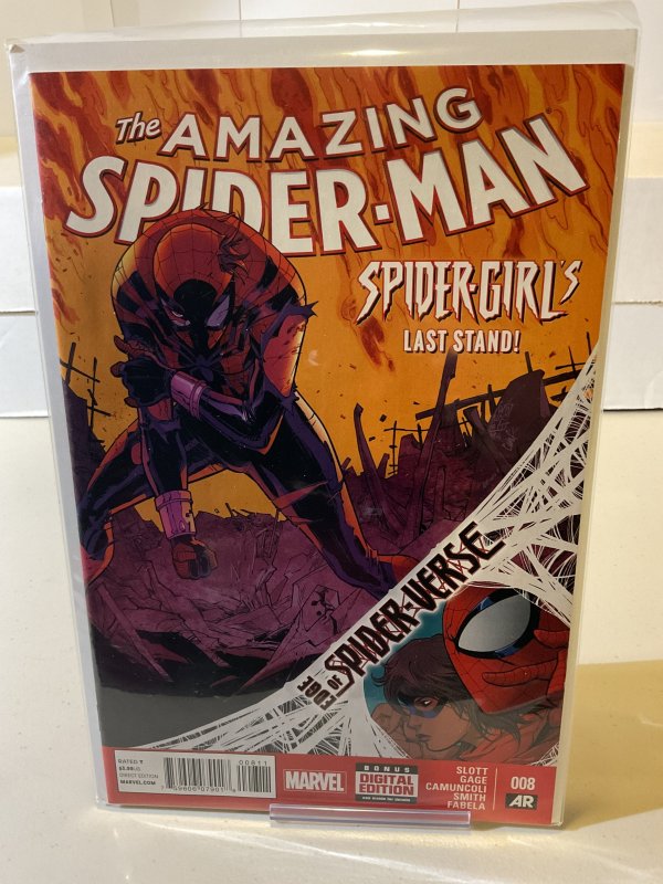Amazing Spider-Man #8 (Legacy #741) 2014 9.0 (our highest grade)