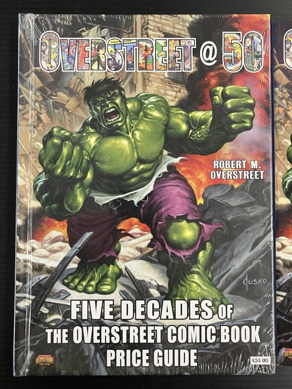 Overstreet @50 Five Decades Comic Book Price Guide Vol. #50 HC + TPB (SET of 2)