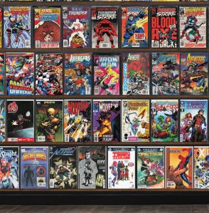 Huge Lot 160+ Comics with Cable, Iron Man, Force Works, Thunderstrike & More!