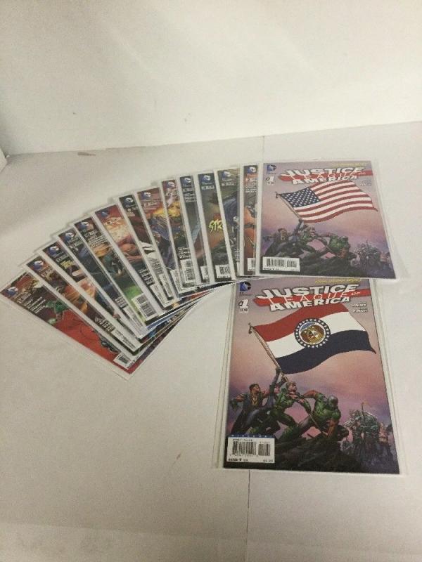 Justice League Of America 1-14 Missouri Issue 1 Variant Lot Set Run Nm Near Mint