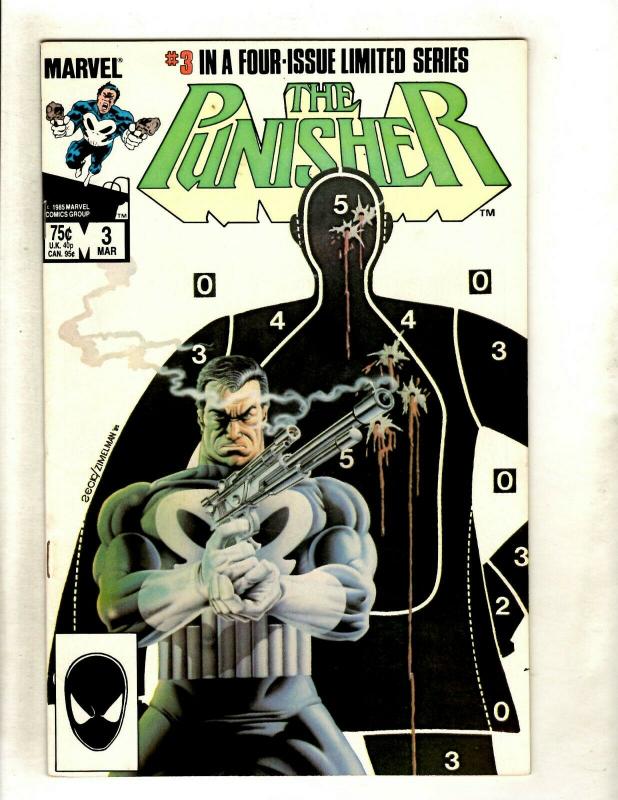 PUNISHER Complete Marvel Comics LTD Series # 1 2 3 4 5 (2) 1st Prints Mini HY1