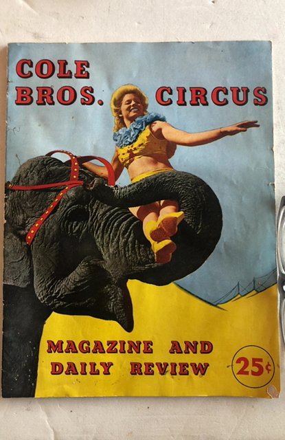 Call brothers circus magazine and daily review 1949 fantastic ads! See them!