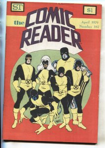 Comic Reader #167 1979- Fanzine- X-Men cover VF-