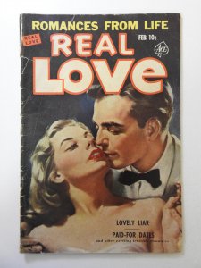 Real Love #44 (1952) FR/GD Condition 1/2 book-length spine split