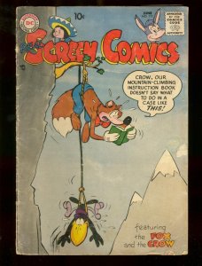 REAL SCREEN COMICS #111 1957 DC FOX AND CROW FUNNY ANIM G
