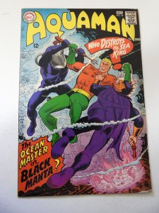 Aquaman #35 (1967) 1st App of Black Manta! VG+ Cond slight moisture stains bc