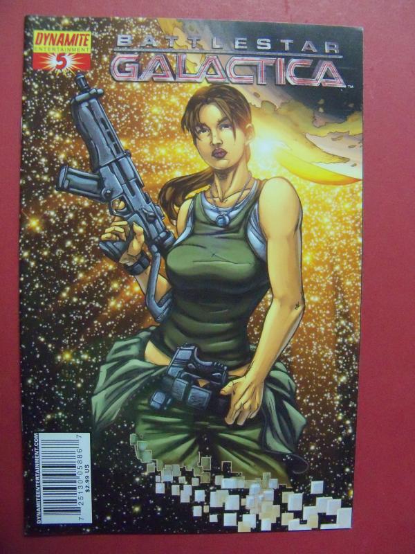 BATTLESTAR GALACTICA #5A VARIANT COVER (VF/NM 9.0 OR BETTER) DYNAMITE