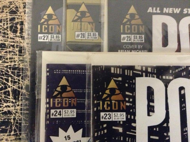 Lot Of 5 Powers Marvel Icon Comic Books # 23 24 25 26 27 Brian Michael Bendis R3