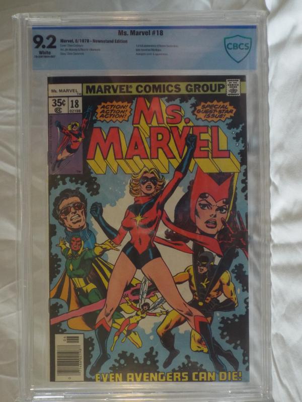 Ms. Marvel #18 - CBCS 9.2 - 1st full Raven Darkholme(MYSTIQUE)