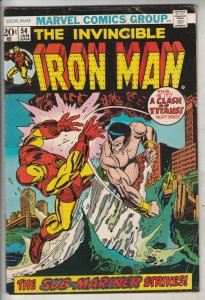 Iron Man #54 (Oct-71) VG/FN Mid-Grade Iron Man