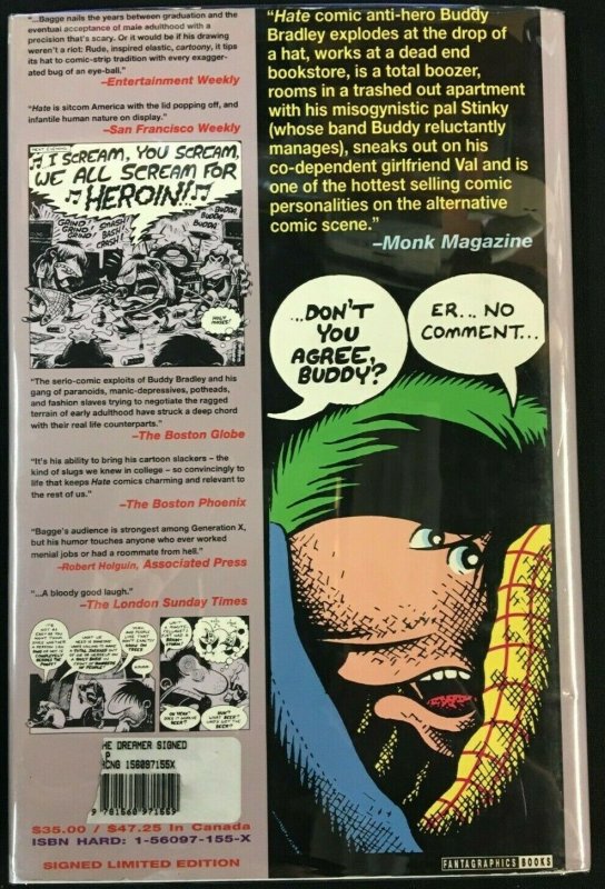 BUDDY THE DREAMER HATE VOL. 2 SIGNED BY PETER BAGGE 204/600 Fisherman Collection