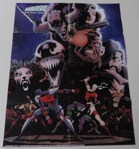 Daredevil # 325 1994  Marvel DISNEY fall from grace FINALE ELEKTRA  venom POSTER