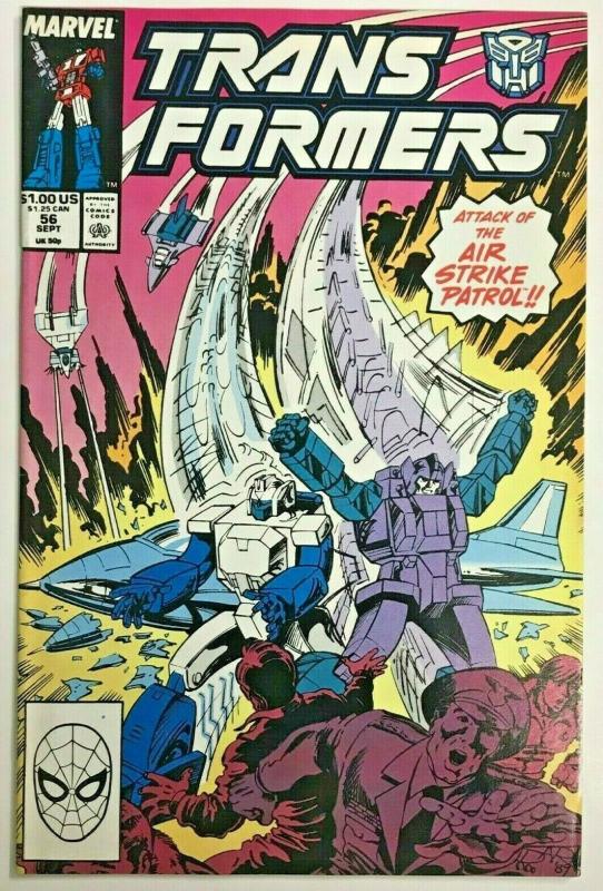 TRANSFORMERS#56 VF 1989 MARVEL COMICS