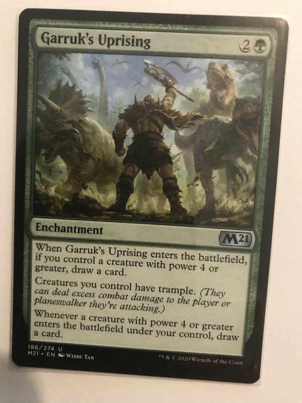 GARRUK’S UPRISING : Magic the Gathering MTG card; Core 2021, NM