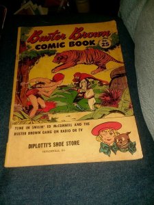 1953 BUSTER BROWN COMICS #25 Reed Crandall art golden age shoe company promotion